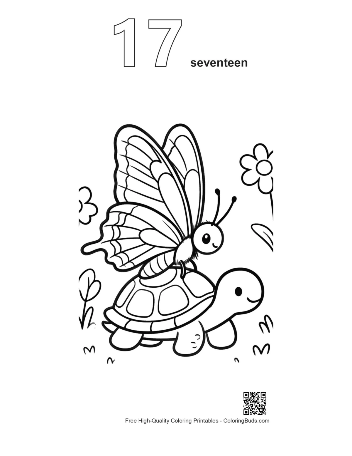 Numbered swallowtail butterfly outline printable for kids coloring