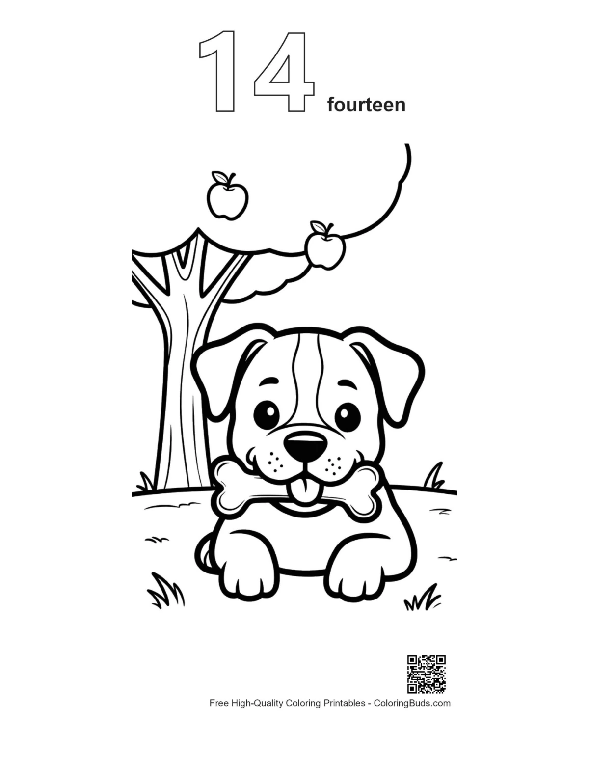 Pitbull coloring page outline number 14 download