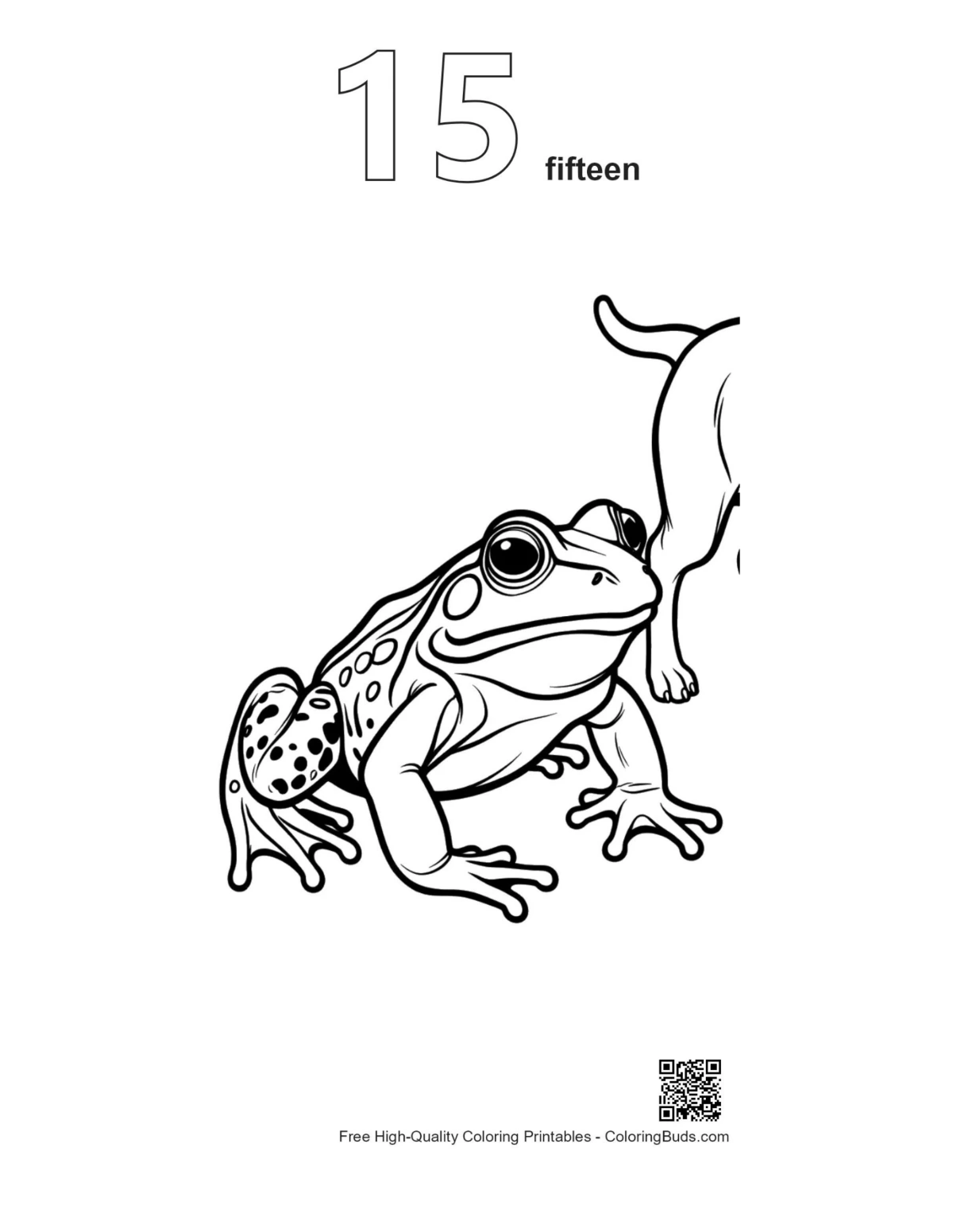 แบบร่างลูกสุนัขกบ (พิมพ์ได้ #15)