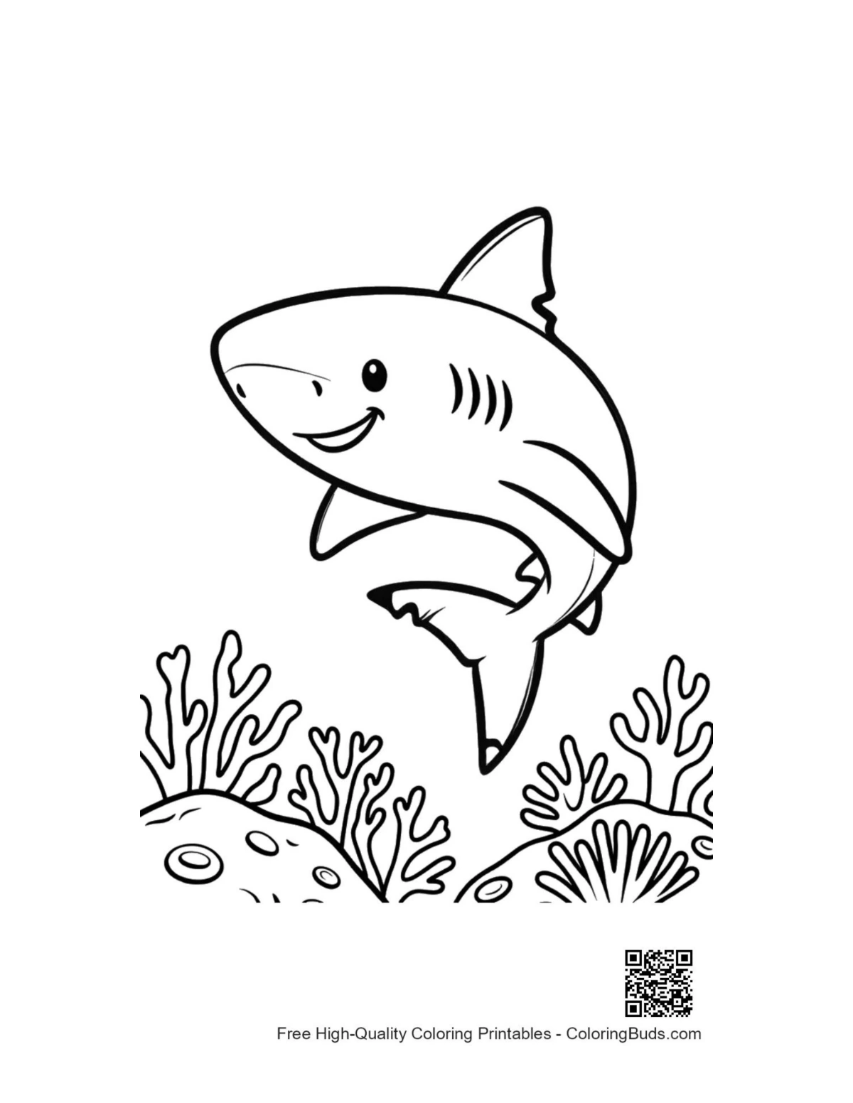 Great White Shark birthday party under sea printable