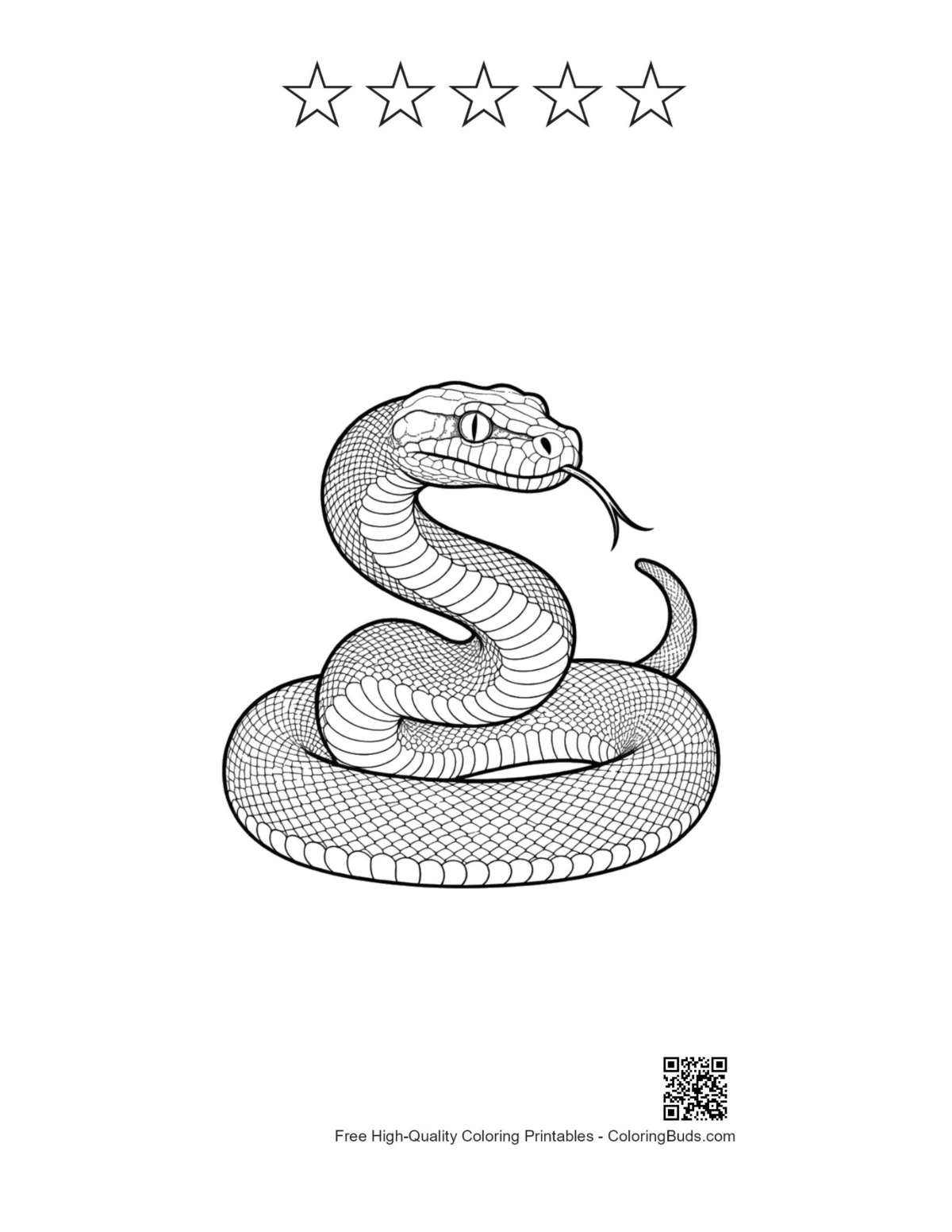 Tulostettava kierretty Python tähdillä