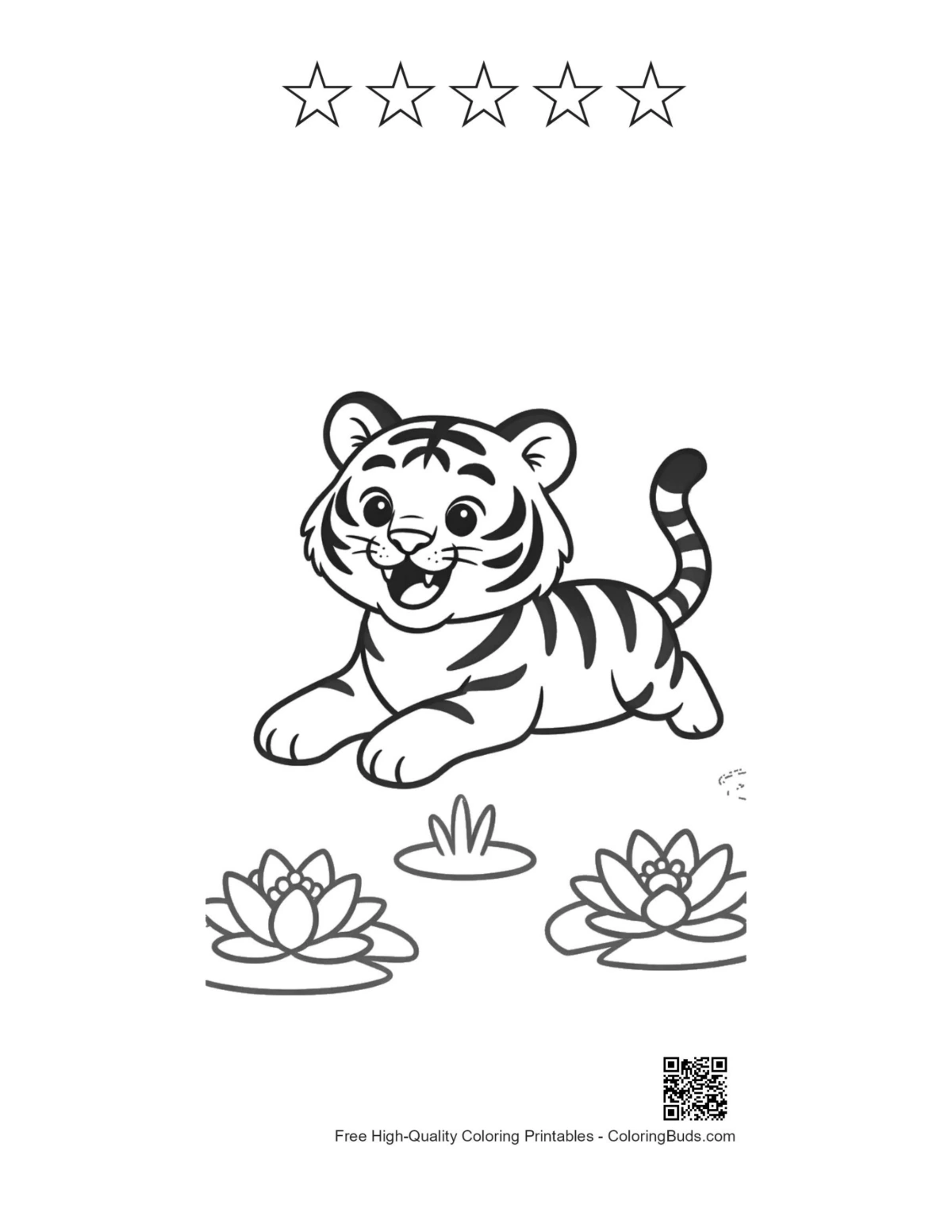 เสือเบงกอลพร้อม 5 ดาว พิมพ์ได้