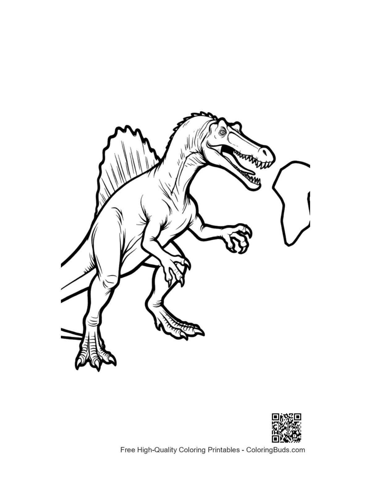 Spinosaurus savagely attacks T-Rex dinosaur battle