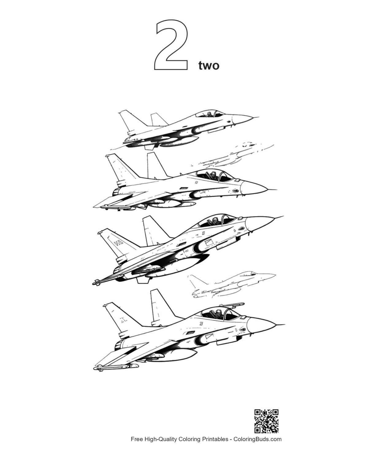 Second F-16 jet flight sequence outline