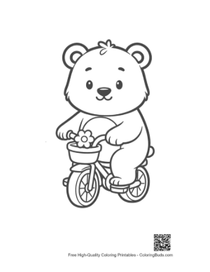 Thumbnail: Cute Grizzly Bear Printable