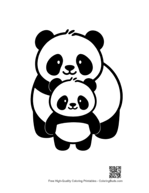 Thumbnail: Adorable Panda Mom Hugging Baby