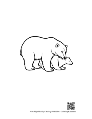 Thumbnail: Polar Bear Mother Embracing Cub