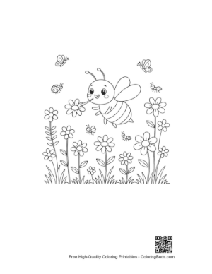 Thumbnail: Honey Bee Printable