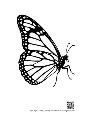 Thumbnail: Monarch Butterfly Silhouette