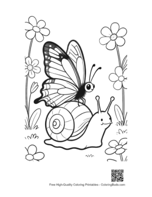 Thumbnail: Swallowtail Butterfly to Color Printable