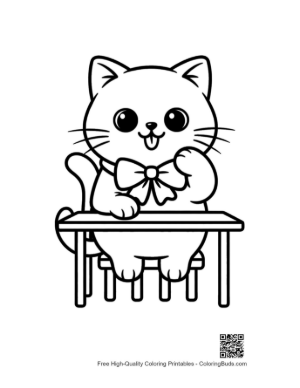 Thumbnail: British Shorthair Coloring Page Printable