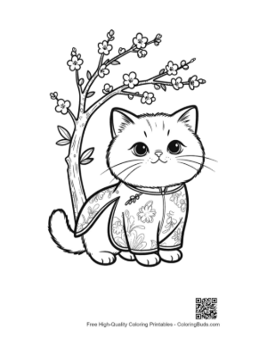 Thumbnail: British Shorthair to Color Printable