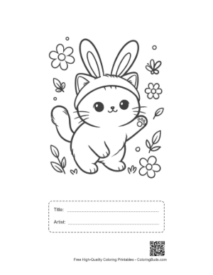 Thumbnail: Download British Shorthair for Kids Printable with Title and Artist Box