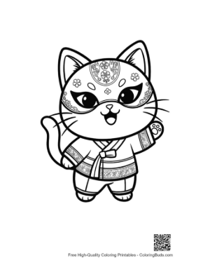 Thumbnail: Cat Masks for Kids Printable