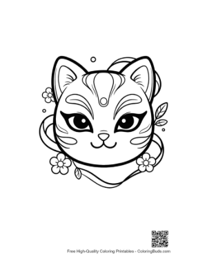 Thumbnail: Cat Masks Printable