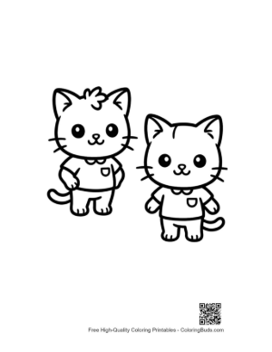 Thumbnail: Chibi Cats in School Uniforms