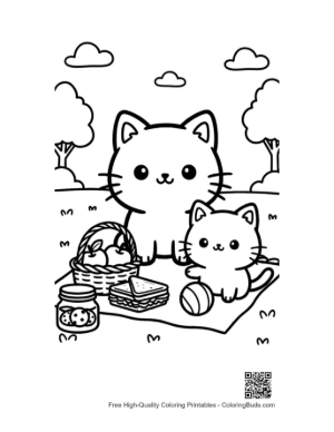 Thumbnail: Easy Chibi Cats Printable