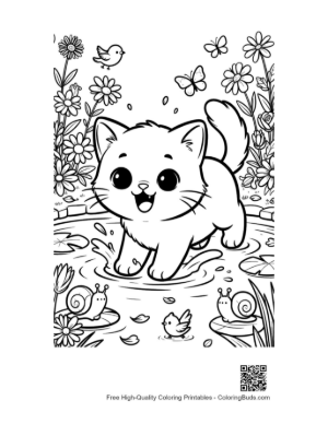 Thumbnail: Download Kittens Coloring Sheet Printable