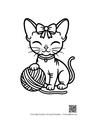 Thumbnail: Cute Sphynx Printable