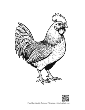 Thumbnail: Majestic Rooster Illustration