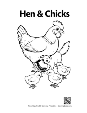 Thumbnail: Mother Hen and Her Chicks