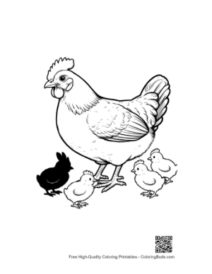 Thumbnail: Mother Hen and Her Fluffy Chicks