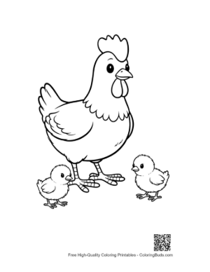 Thumbnail: Mother Hen with Her Chicks