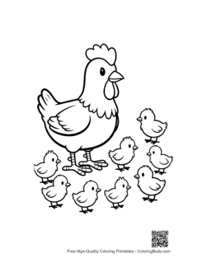 Thumbnail: Mother Hen with Her Chicks