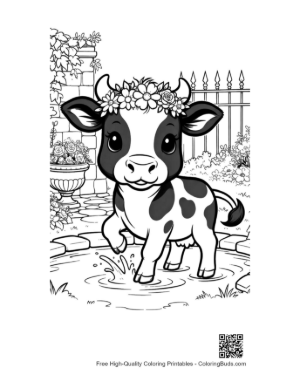 Thumbnail: Easy Holstein Cow Printable