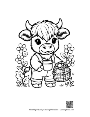 Thumbnail: Highland Cow Printable