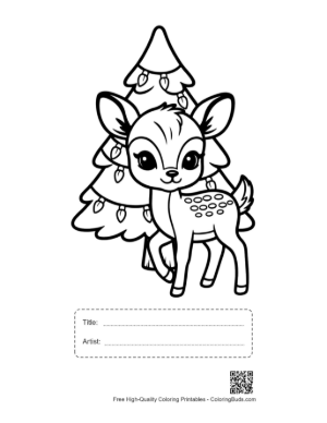 Thumbnail: Download Fawn for Kids Printable with Title and Artist Box
