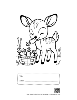 Thumbnail: Download Fawn Printable with Title and Artist Box