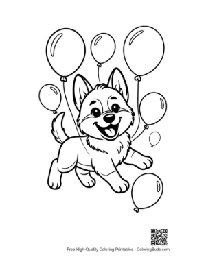 Thumbnail: Becgie Coloring Sheet Printable
