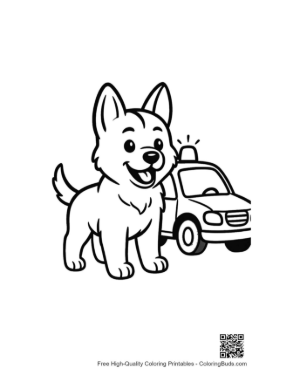 Thumbnail: Becgie to Color Printable