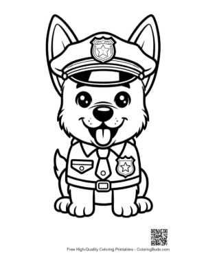 Thumbnail: Becgie to Color Printable