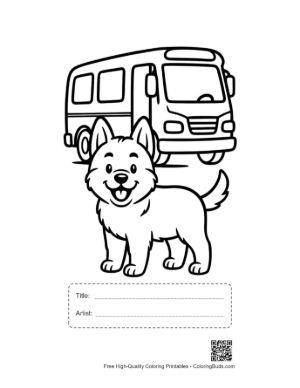 Thumbnail: Download Becgie Printable with Title and Artist Box