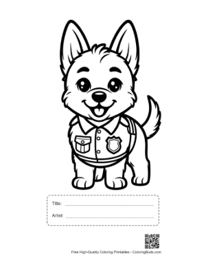 Thumbnail: Easy Becgie Printable with Title and Artist Box