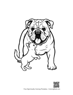 Thumbnail: Bulldog and Kitten Friendship