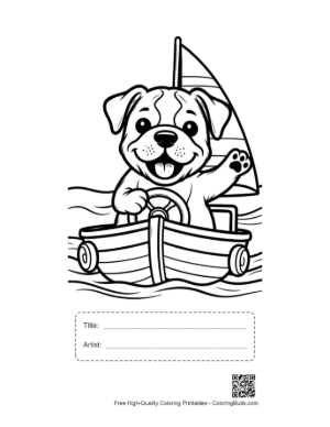 Thumbnail: Bulldog Printable with Title and Artist Box