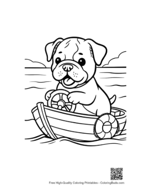 Thumbnail: Free Bulldog Coloring Sheet Printable