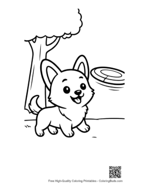 Thumbnail: Cute Corgi Printable