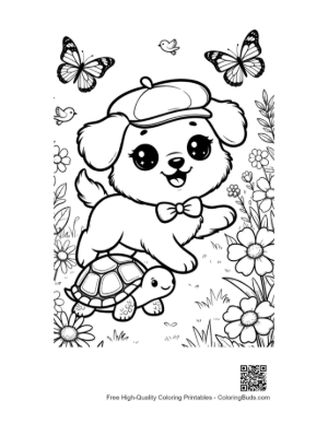 Thumbnail: Cute Cute Dogs Printable