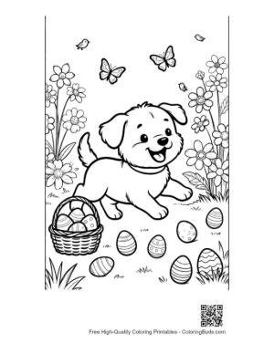 Thumbnail: Download Cute Dogs Coloring Sheet Printable