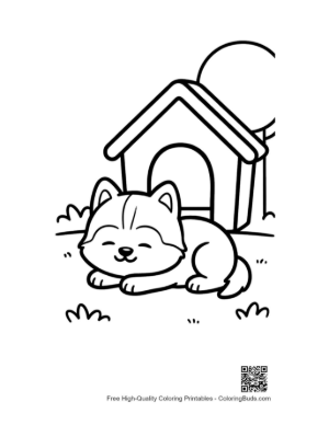 Thumbnail: Download Husky Printable