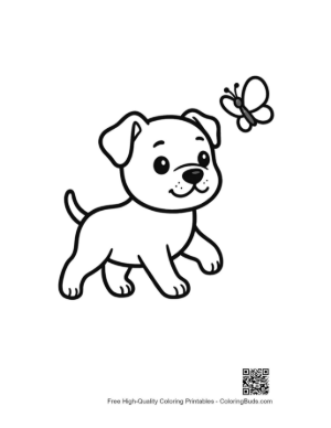 Thumbnail: Adorable Pitbull Dog Holding a Fish by the Lake Printable