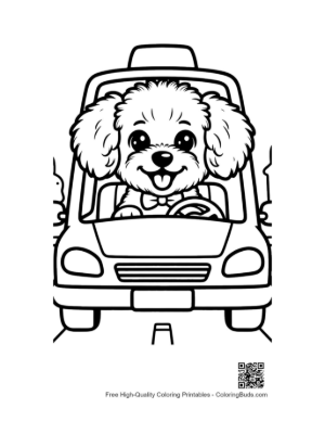 Thumbnail: Cute Poodle Printable