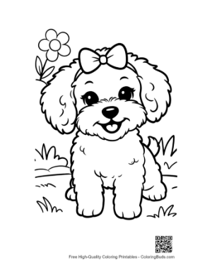 Thumbnail: Poodle Printable