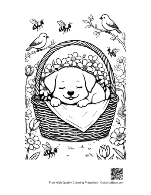 Thumbnail: Easy Puppies for Kids Printable