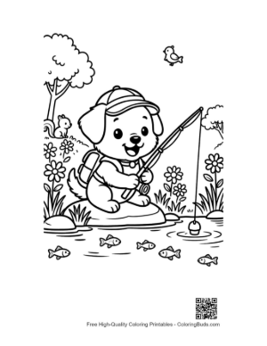 Thumbnail: Easy Puppy for Kids Printable