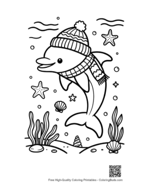 Thumbnail: Download Dolphin Sea Life Printable for Kids